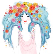 She Threw Away All Her Masks And Put On Her Soul Painting by Little Bunny Sunshine
