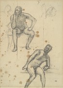 Sheet Of Figure Studies Drawing by Pierre Puvis De Chavannes Sheet Of Figure Studies Drawing by Pierre Puvis De Chavannes