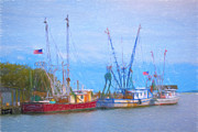 Shem Creek Boats IV Photograph by Jon Glaser
