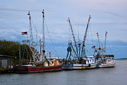 Shem Creek Boats Photograph by Jon Glaser