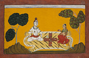 Shiva And Parvati Painting by Science Source