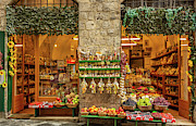 Siena Market Photograph by Marcy Wielfaert