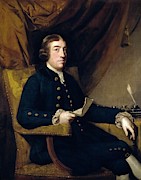 Sir Joshua Reynolds / 'Mr. James Bourdieu', 1765-1766, British School. Painting by Joshua Reynolds -1723-1792-