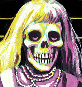 Skeleton Woman Drawing by CSA Images