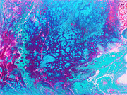 Smaller Reality A Pink, Purple and Turquoise Abstract Painting by Jennifer Walsh Smaller Reality A Pink, Purple and Turquoise Abstract Painting by Jennifer Walsh