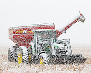 Snow and Tractor 02 Photograph by Rob Graham