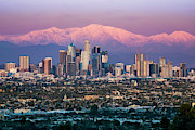 Snow Capped Los Angeles Photograph by Kelley King