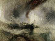 Snow Storm At Sea By Joseph Mallord Painting by J.m.w. Turner