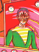 Spaceman Drawing by CSA Images Spaceman Drawing by CSA Images