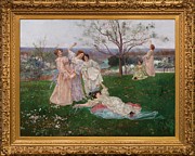 Spring Flowers, C.1897 Painting by Albert-emile Artigue Spring Flowers, C.1897 Painting by Albert-emile Artigue