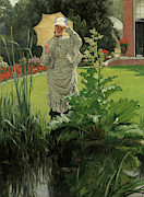 Spring Morning. Painting by James Tissot -1836-1902-