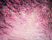 Spring Snow - Pink Painting by Yoonhee Ko Spring Snow - Pink Painting by Yoonhee Ko