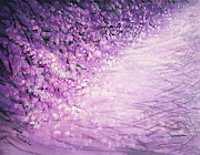 Spring Snow - Purple Painting by Yoonhee Ko Spring Snow - Purple Painting by Yoonhee Ko