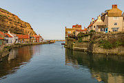 Staithes harbour, Yorkshire Photograph by David Ross