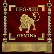 Standard of the 13th Legion Geminia - Vexillum of 13th Twin Legion Digital Art by Serge Averbukh Standard of the 13th Legion Geminia - Vexillum of 13th Twin Legion Digital Art by Serge Averbukh