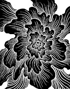 Static thought flower Painting by Bryon Stewart