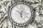 Still Life Clock Photograph by Sharon Popek