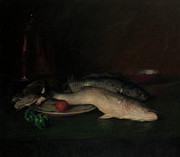 Still Life Fish Drawing by Heritage Images