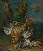 Still Life With A Grouse Painting by Johann Georg De Hamilton Still Life With A Grouse Painting by Johann Georg De Hamilton