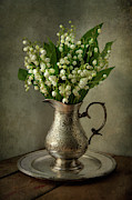 Still life with lily of the valley Photograph by Jaroslaw Blaminsky