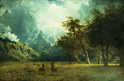 Storm On Laramie Peak Painting by Albert Bierstadt