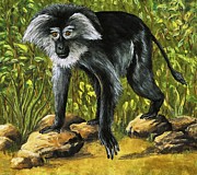 Strange Monkey Painting by Eric Tansley