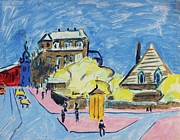 Strassenbild Painting by Ernst Ludwig Kirchner
