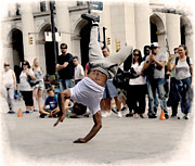Street Dance. New York City. Digital Art by Alex Mir Street Dance. New York City. Digital Art by Alex Mir