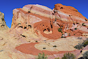 Striped rock Photograph by Mary Hone