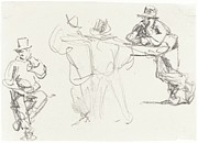 Studies Of A Male Figure Drawing by William Henry Hunt Studies Of A Male Figure Drawing by William Henry Hunt