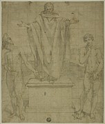 Study For Allegory Of Faith And Silence Drawing by Bartolomeo Cesi Study For Allegory Of Faith And Silence Drawing by Bartolomeo Cesi