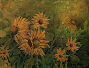 Sunflowers Painting by Milly Tseng