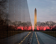Sunrise at the Memorial Photograph by Travis Rogers