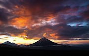 Sunrise Over Krestovsky Volcano Photograph by Science Photo Library