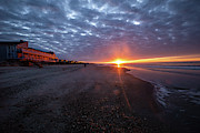 Sunrise walk on the beach Photograph by Nick Noble