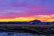 Sunset at Skagit Valley Digital Art by Michael Lee