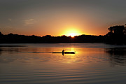 Sunset Kayaking In Lake Of The Isles Photograph by Yinyang