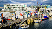 Sunset on Princes Wharf, Auckland, New Zealand Photograph by Lyl Dil Creations Sunset on Princes Wharf, Auckland, New Zealand Photograph by Lyl Dil Creations
