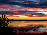 Sunset on the Delaware No. Four Photograph by Linda Stern Sunset on the Delaware No. Four Photograph by Linda Stern