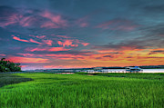 Sunset on the Wando Photograph by Dale Powell Sunset on the Wando Photograph by Dale Powell