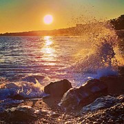 Sunset Splash Photograph by Andrea Whitaker Sunset Splash Photograph by Andrea Whitaker