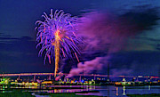Surf City Fireworks 2019-1 Photograph by DJA Images