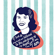 Sylvia Plath Graphic Quote Digital Art by Ink Well