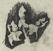 Tak Orchideeen Painting by Carel Adolph Lion Cachet Tak Orchideeen Painting by Carel Adolph Lion Cachet