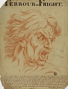 Terrour Drawing by Eduardus Jacobus Terrour Drawing by Eduardus Jacobus