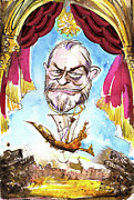 Terry Gilliam - American-born British Film Director, Screenwriter, Monty Python Member And Animator, Born 1940 Painting by Neale Osborne Terry Gilliam - American-born British Film Director, Screenwriter, Monty Python Member And Animator, Born 1940 Painting by Neale Osborne
