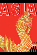 Thai Dragon Painting by Frank McIntosh