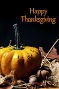 Thanksgiving dinner invitation card. Photograph by Jelena Jovanovic