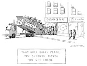 That Good Bagel Place Drawing by Joe Dator