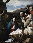 The Adoration of the Shepherds', 1650, Oil on canvas, 239 x 181 cm. JUSEPE DE RIBERA . CHILD JESUS. Painting by Jusepe de Ribera -1591-1652- The Adoration of the Shepherds', 1650, Oil on canvas, 239 x 181 cm. JUSEPE DE RIBERA . CHILD JESUS. Painting by Jusepe de Ribera -1591-1652-